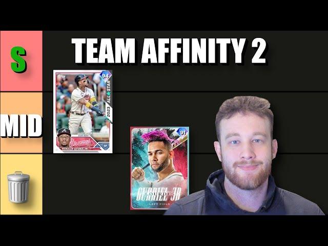 Ranking ALL of Team Affinity 2 | MLB The Show 25 Tier list