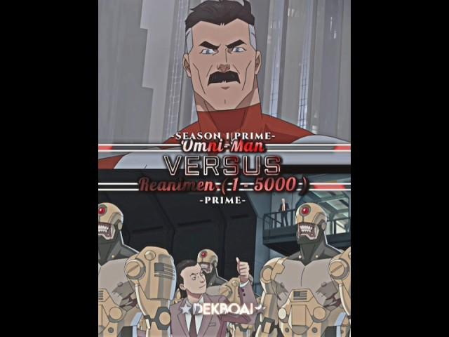 Omni-man vs Reanimen (1-5000) #1v1 #xyzbca #edit #invincible #viral #pop #2025