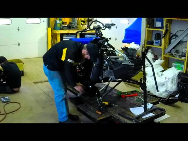 2015 Ski-Doo Renegade Backcountry X Time Lapse Build & First Ride