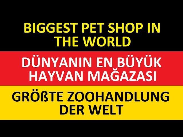  BIGGEST PET SHOP IN THE WORLD - ZOO ZAJAC - DUISBURG - GERMANY