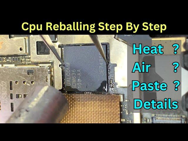 Cpu Reballing Step By Step