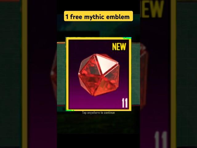 get free 11 mythic emblem fragment free mythic emblem #BGMi