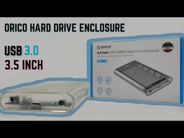 ORICO 3.5 Inch Hard Drive Enclosure - Unboxing & Setup