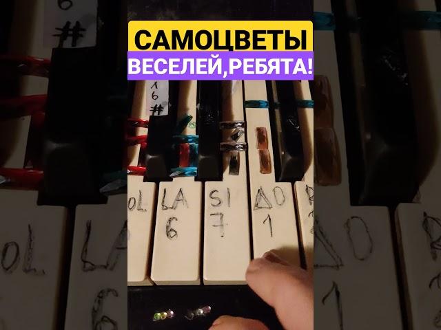 Веселей,ребята!БАМ советская песня ноты как играть на пианино?  ЛЕГКО! ноты ля минор "Самоцветы"