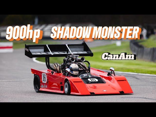 DRIVING A 900hp MONSTER: Shadow CanAm demo at Goodwood 81stMM