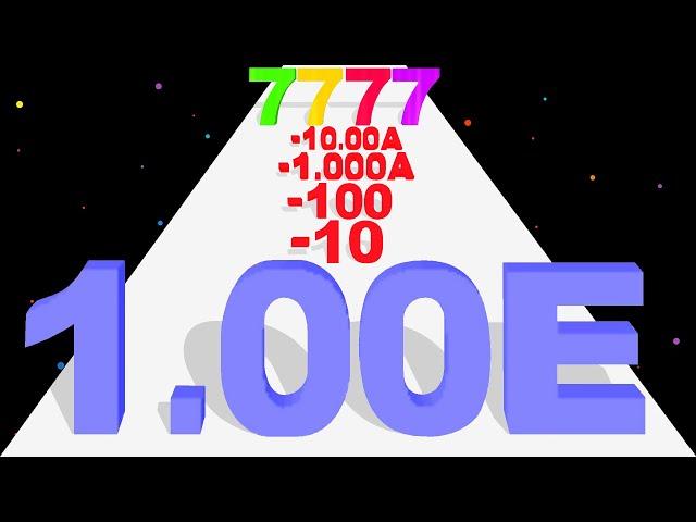 NUMBER MERGE RUN - Number Master 3D (Infinity; No Ads + Ads Clicker)