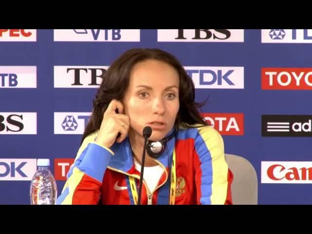 Чемпионат мира по легкой атлетике в Москве 2013  Мария Савинова
