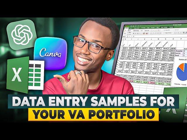 How to Create Data Entry Samples for Your Virtual Assistant Portfolio!