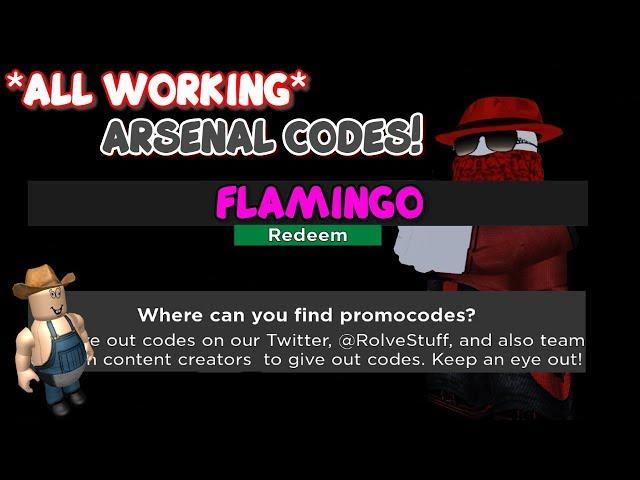 *ALL WORKING* ARSENAL CODES [MAY 2020] | ROBLOX Arsenal