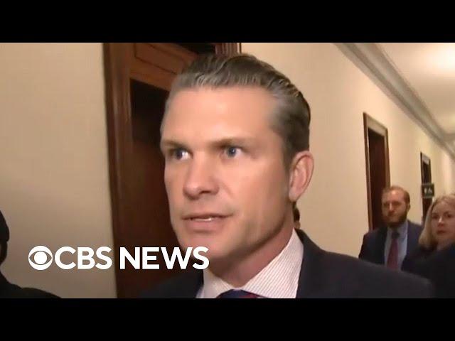 Pete Hegseth speaks for first time since New Yorker report on alleged misconduct
