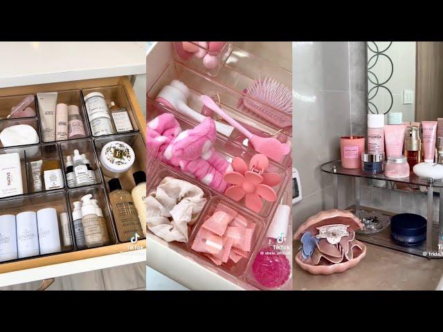 bathroom organizing and restocking videos | ASMR satisfying ️| tiktok compilations 