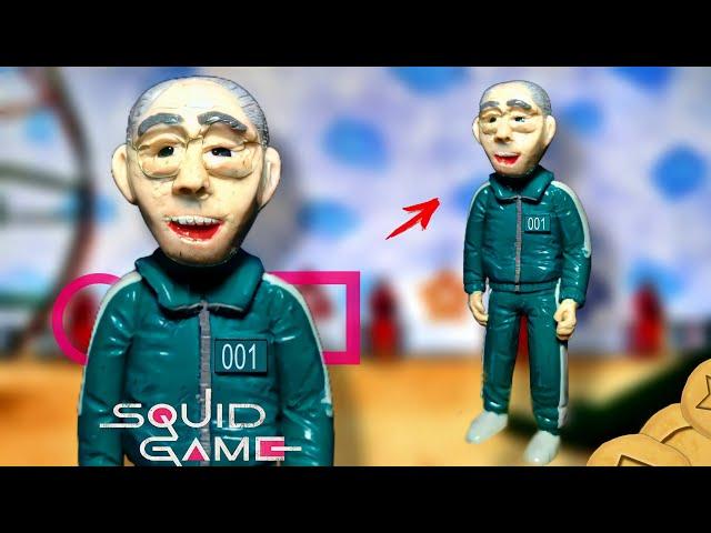 О ИЛЬ НАМ-001! Как слепить Игра в кальмара из ПЛАСТИЛИНА!? Лепка Squid Game ClayHobby  №89