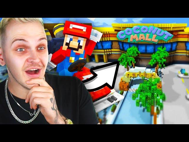 Er baut MARIO KART komplett in MINECRAFT nach! - Huebi reagiert