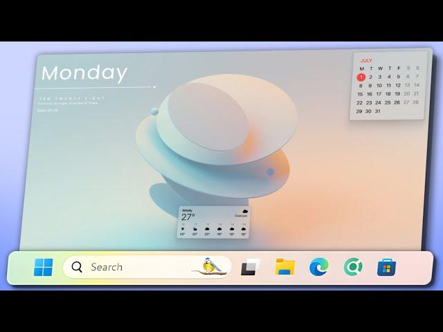 How to Make Windows 11 Desktop ACTUALLY Pretty!