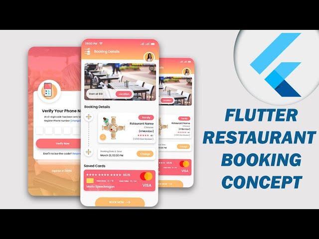 Flutter Restaurant Booking App | Speed Code