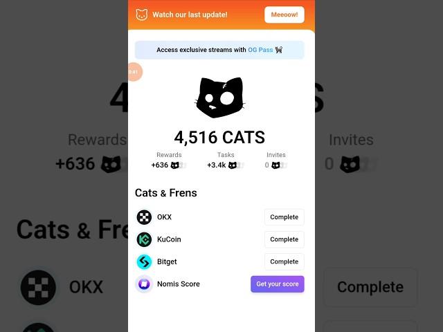 Cats Listing Date Come Out | Cats Airdrop Update | Airdrop Criteria
