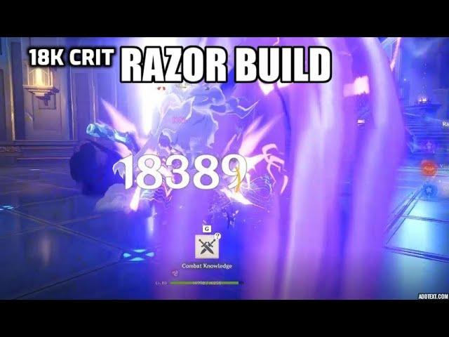 F2P Razor 18k best DPS build - Genshin Impact