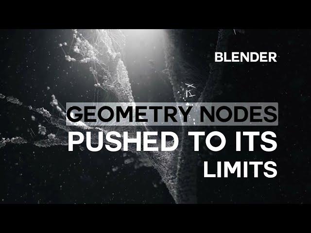 Abusing Geometry Nodes particles capabilities in commercial project