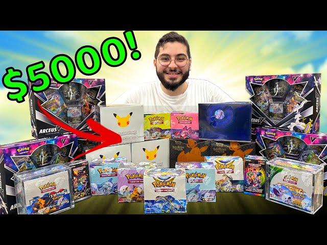 My ENTIRE $5000 SEALED Pokémon Card Collection - Final Part