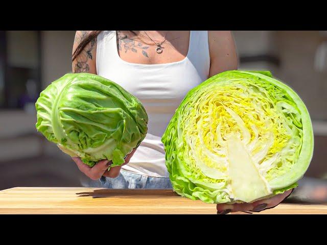 The first thing I will cook from CABBAGE  4 Simple Recipes TASTIER THAN MEAT!