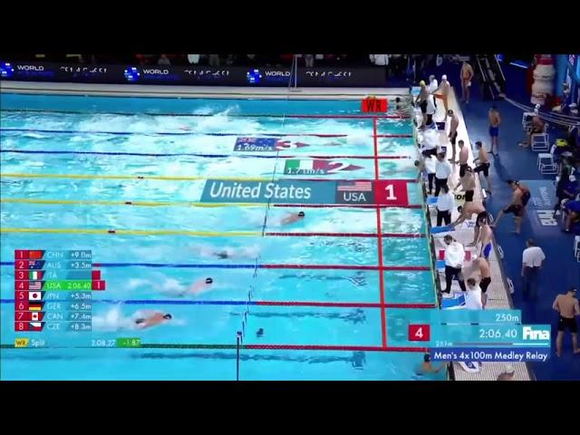 4x100 Medley relay world record