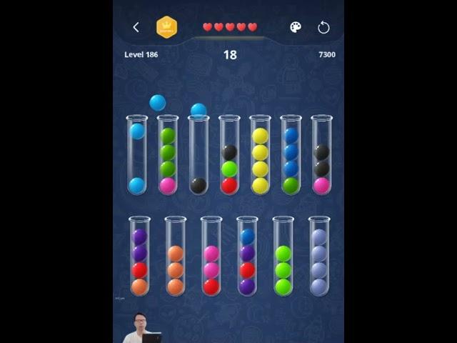 Ball Sort : Puzzle game Level 181 - 190 Walkthrough | PuzzleChallenge ️