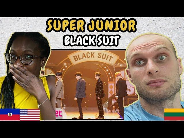 REACTION TO SUPER JUNIOR (슈퍼주니어) - Black Suit (Live on M COUNTDOWN 171109) | FIRST TIME HEARING