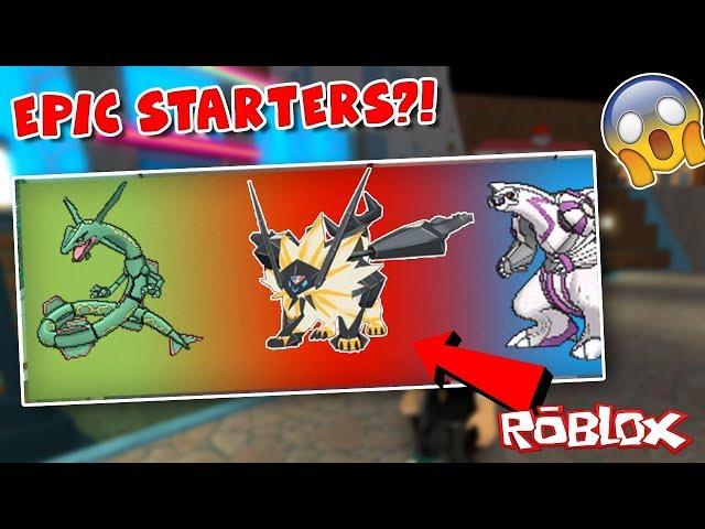 RANDOMIZER MODE GAVE ME THIS STARTER IN ROBLOX?!! (Pokemon Brick Bronze Limiter Challenge)