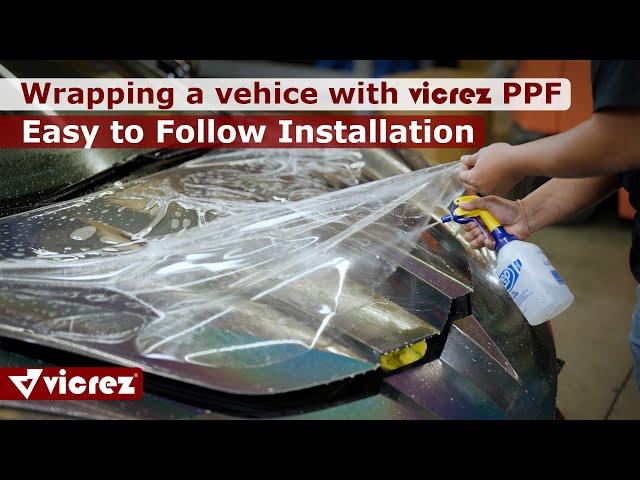 How to Install Vicrez PPF Protective Film Wrap to a Vehicle | 2020 Chevy Corvette C8