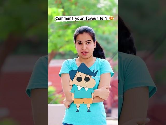 SHINCHAN ️ ~ Which is your favourite character? #priyalkukreja #shorts #ytshorts