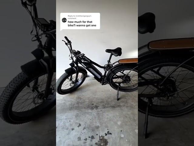 How much does my eBike cost?