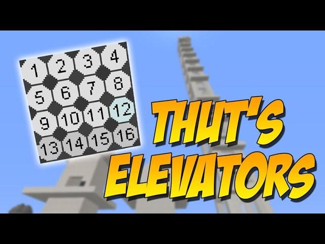 Обзор модов Minecraft #196 Elevators Mod 1.11.2/1.10.2 - Он не застрянет =)