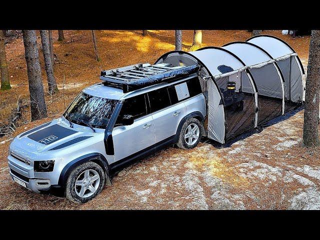  MILLION DOLLAR CAMPING?? HI-TECH FUTURE OUTDOOR LIFE / Land Rover DEFENDER