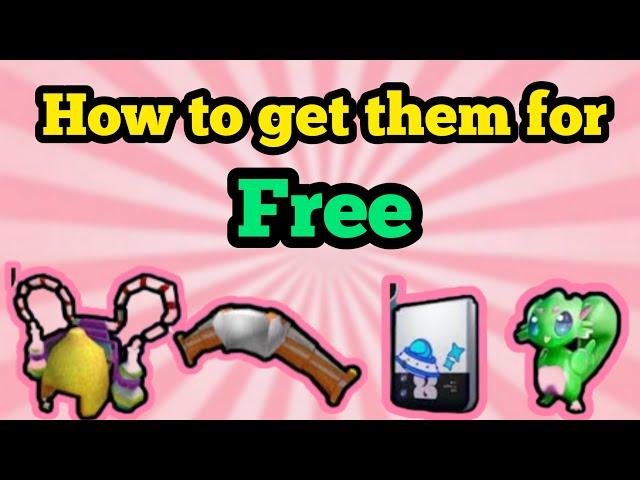How to Get this 5 Free items in roblox!! Samsung space tycoon