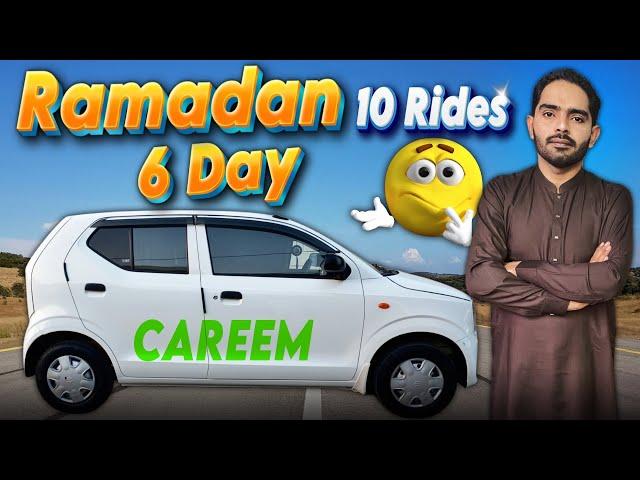 Ramadan 6 Day | Careem 10 Rides Earnings & Bonus!