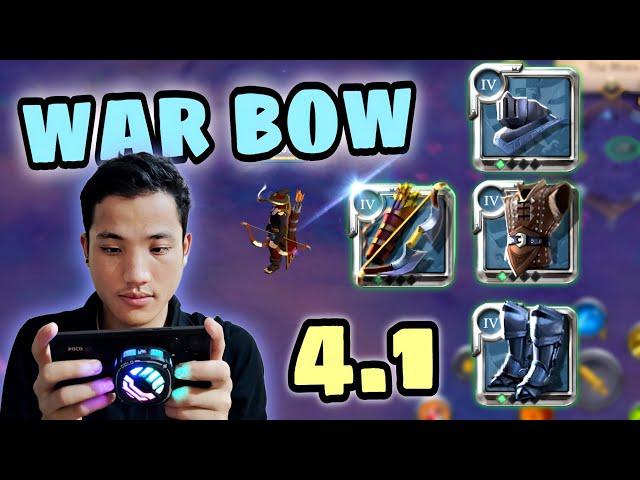 war bow  solo mist pvp  mobile gameplay - Albion Online