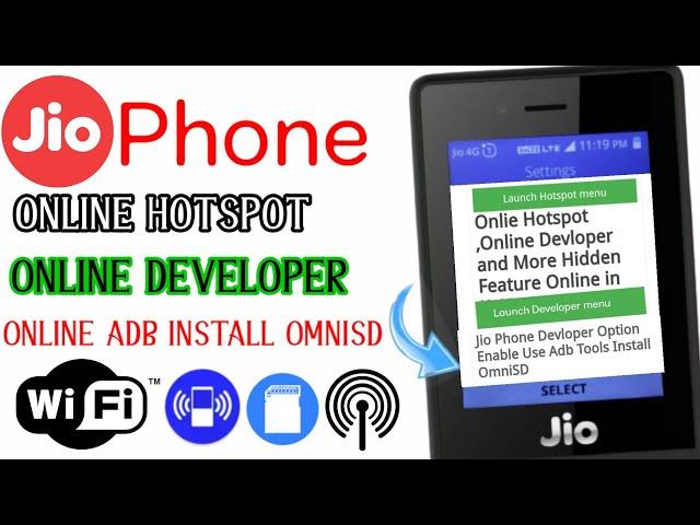 Jio Phone Online Settings Online Hotspot Developer Settings | New link