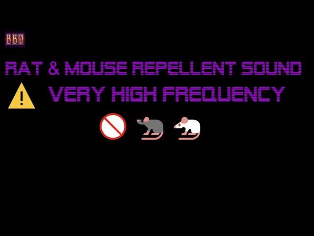 ️Rat & Mouse Repellent Sound Very High Frequency (3 Hours) 