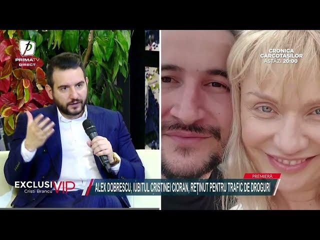 Alex Dobrescu, iubitul Cristinei Cioran, reținut pentru trafic de droguri