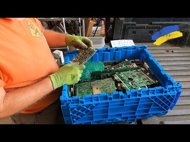 Make big money with ewaste - sorting circuit boards and other ewaste