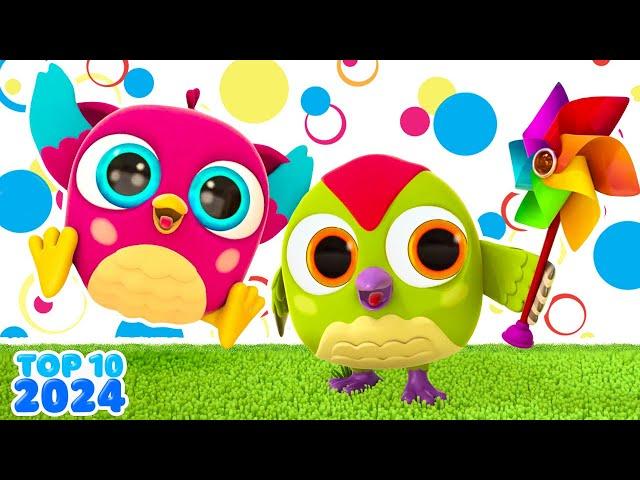 Top 10 episodes of Hop Hop the owl cartoon for kids! Baby videos for kids & Kids' cartoons.