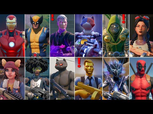 Fortnite All Bosses, Mythic Weapons, Vault Locations & Keycard! Fortnite Chapter 2 (Season 1 - 7)