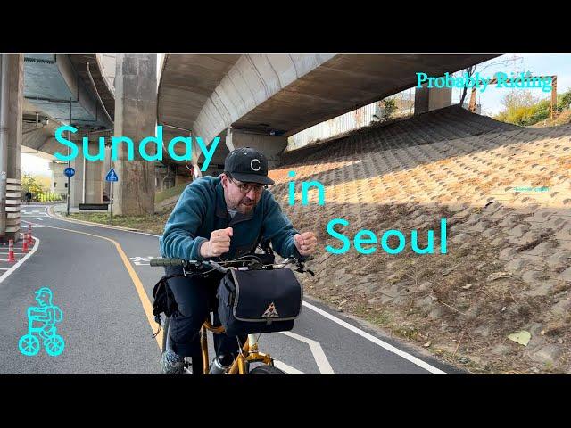 A typical Sunday, riding bikes in Seoul