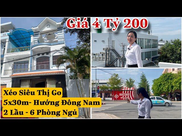 Nhà Mặt tiền 2 Lầu 6 Phòng cách Siêu Thị Go 30m vị trí tiện lợi Giá 4 Tỷ 200 #datvangkiengiang