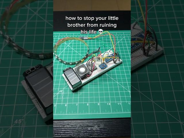 How to stop your lil bro from joining the dark side #electronics #arduino #engineering