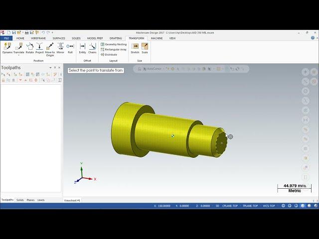 Mastercam CNC torna kaba & finiş işleme ( Fanuc SwanSortf Cnc