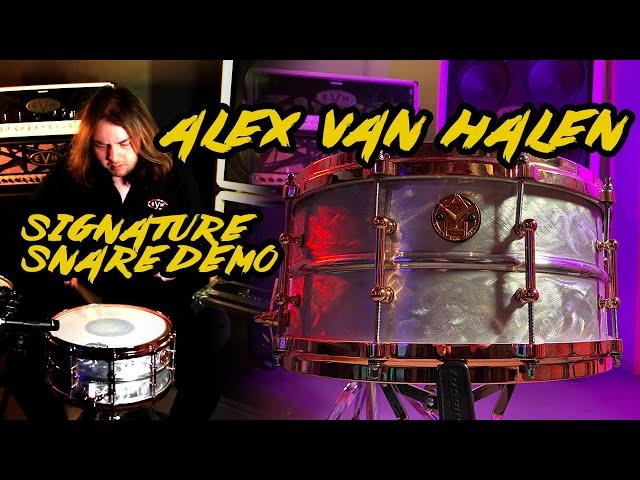 Alex Van Halen Ludwig Signature Snare Sound Demo