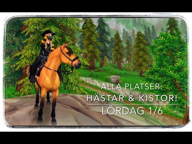 ALLA PLATSER: hästar & kistor (lördag 1/6) - CAMP WESTERN // Star stable