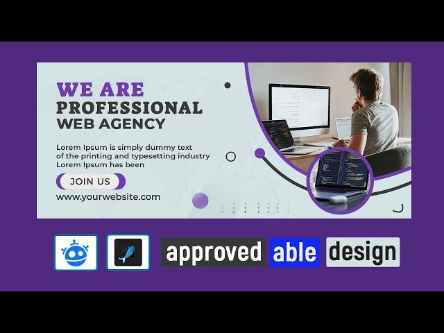 how to create web banner for freepik & graphicriver approved | photoshop tutorial