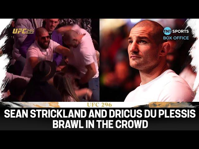 Sean Strickland and Dricus Du Plessis FIGHT at UFC 296!   #UFC296